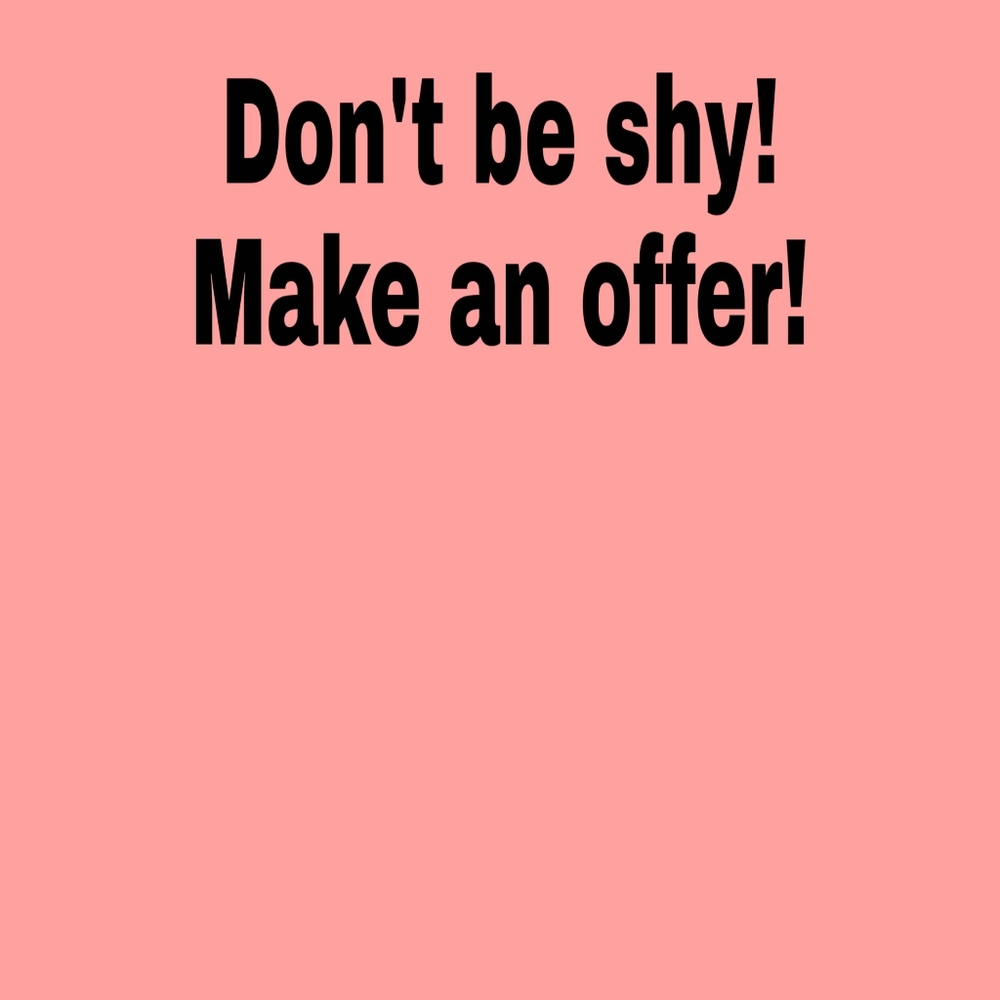 All reasonable offers welcome!